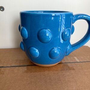 Young's Inc. Blue bubble mug new with tags